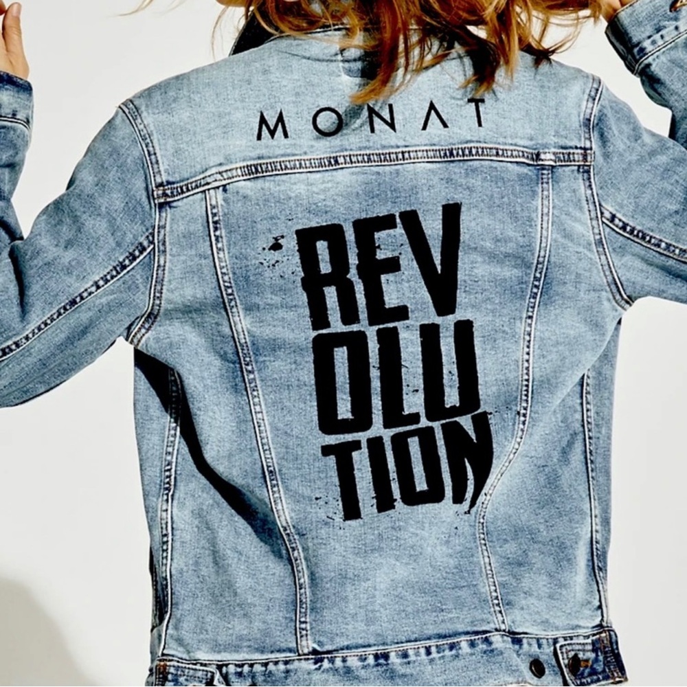 NWOT Monat Revolution Denim Jacket Women’s M